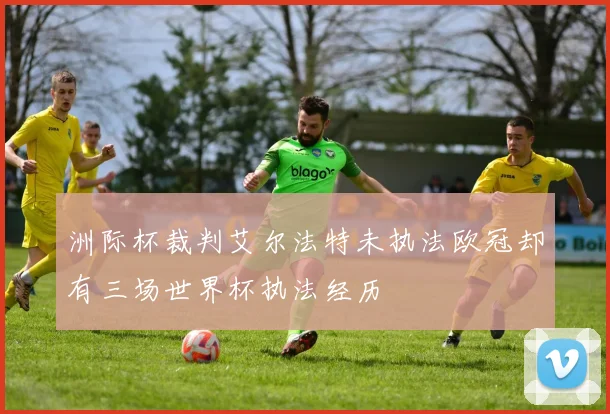 洲际杯裁判艾尔法特未执法欧冠却有三场世界杯执法经历